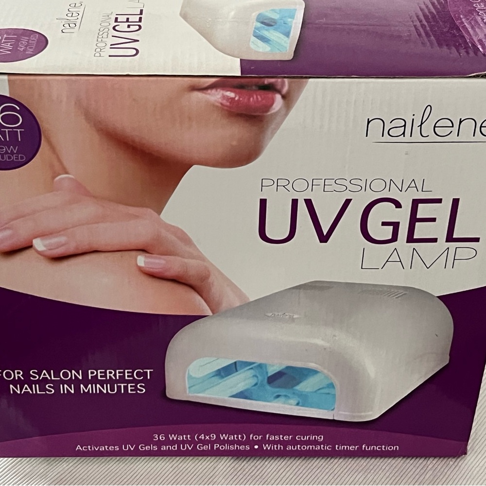 UV Pro Gel Lamp never removed from box. For use with gel polish. 36 watts.